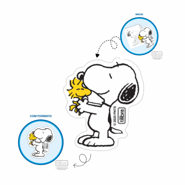 Borracha SNOOPY - TILIBRA - CX 24 UND