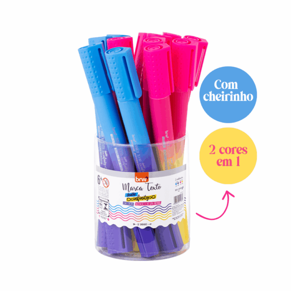Marca Texto Double Infinity c/ Cheirinho - BRW - UND
