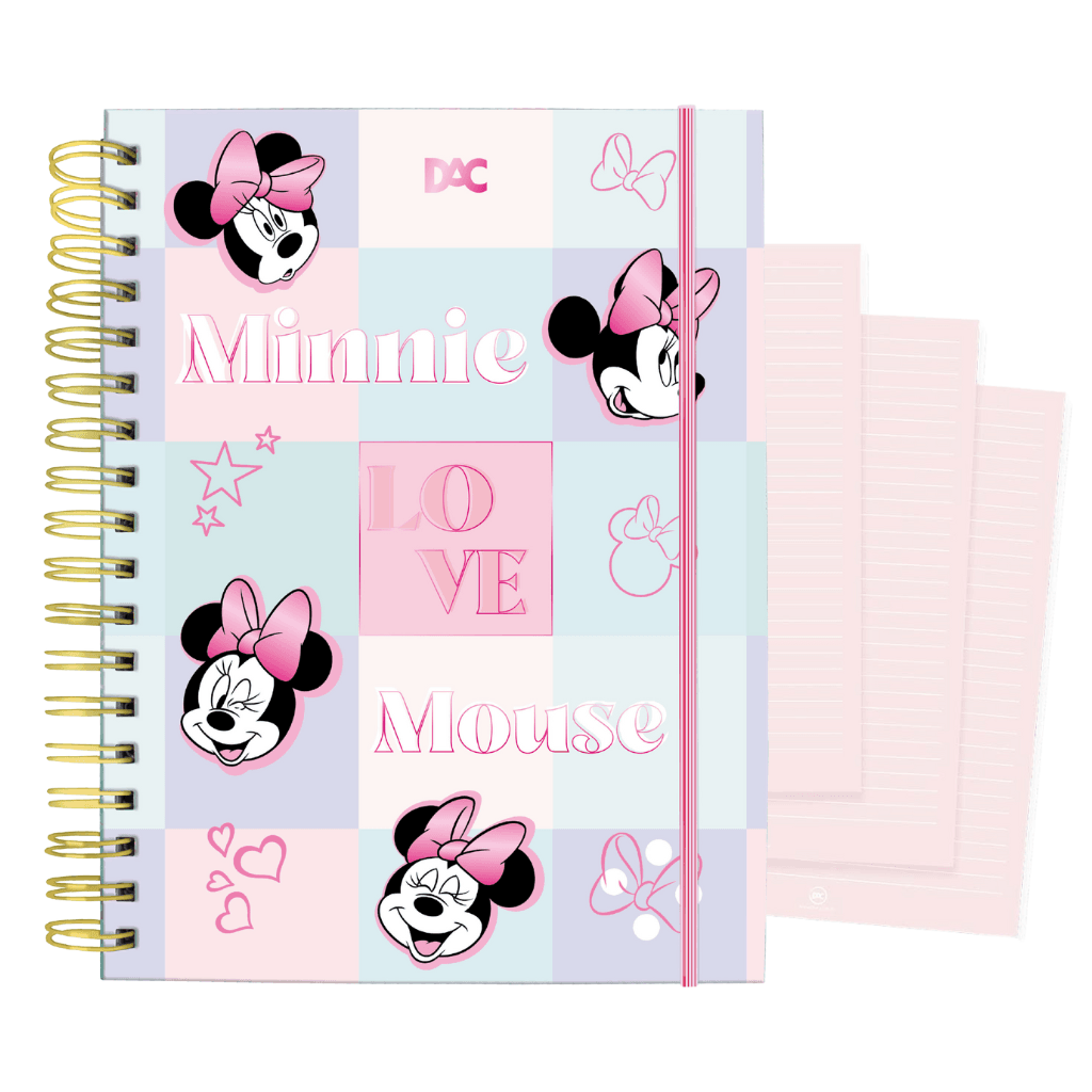 Caderno Smart Colegial Minnie Mouse 80 fls - DAC