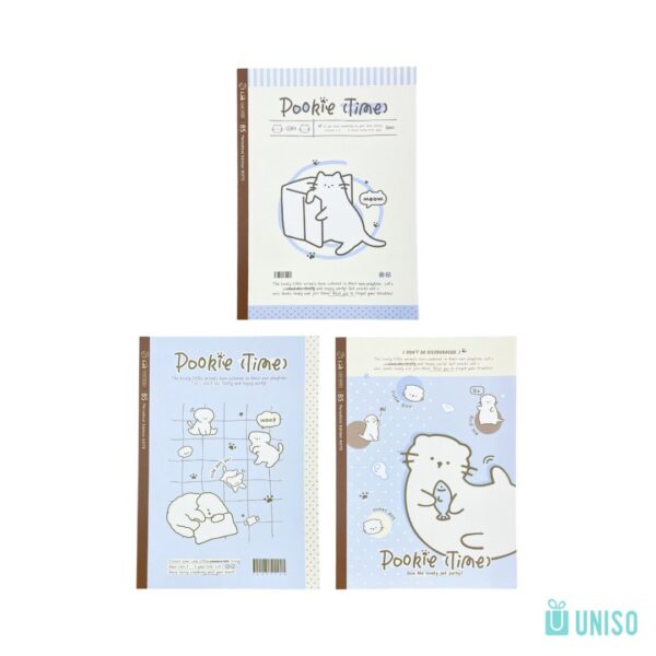 Caderno A5 Brochura Pautado Pookie Time 14,5x21cm - UNISO - UND