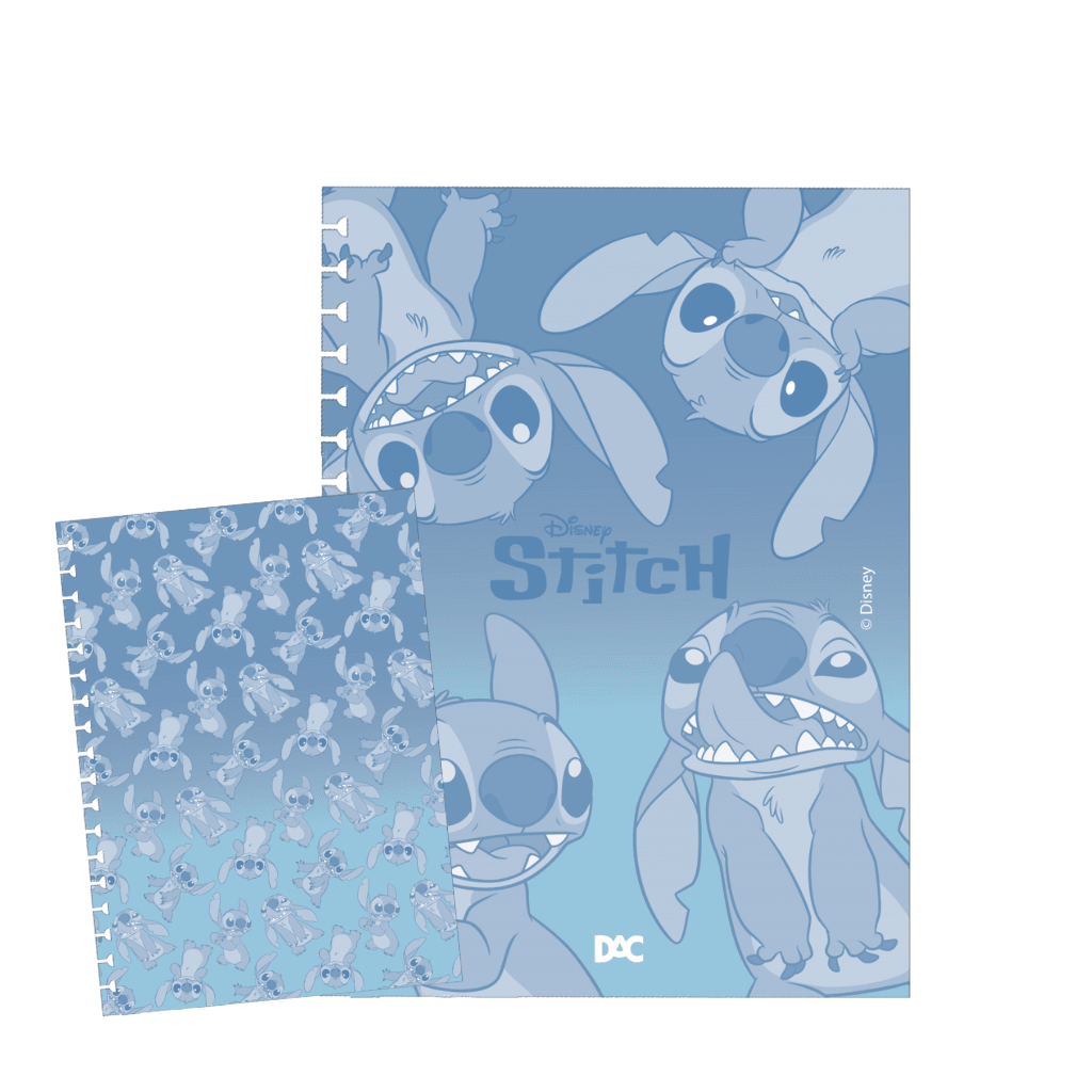 Caderno Smart Universitário 15 Divisórias Stitch 140 fls - DAC