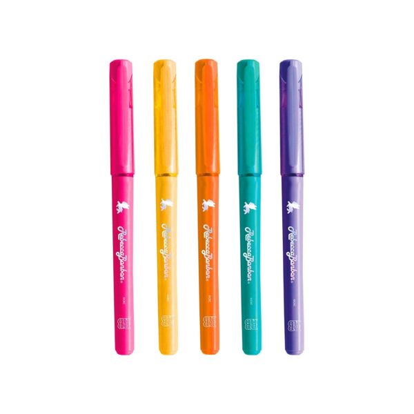 Caneta Esferográfica 0.7mm Rebecca Bonbon 5 Cores - SKYPAPER - BLISTER