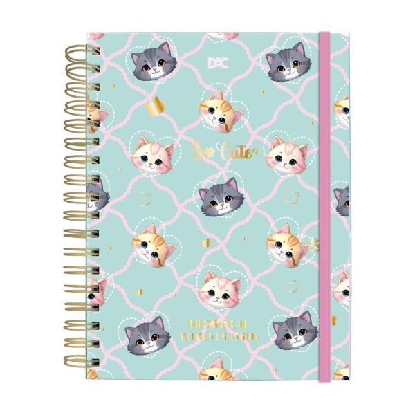 Caderno Smart Universitário 10 Divisórias So Cute Cat 80 fls - DAC