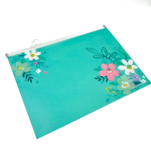 Pasta A4 FLORES c/ Fechamento - IMPORTADO - UND