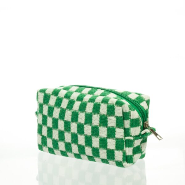 Necessaire Bauzinho Tricô VERDE 16x11x6cm - FLORIE - UND