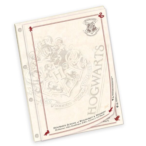 Refil Fichário Universitário BLOCO DE CARTAS Harry Potter - DAC