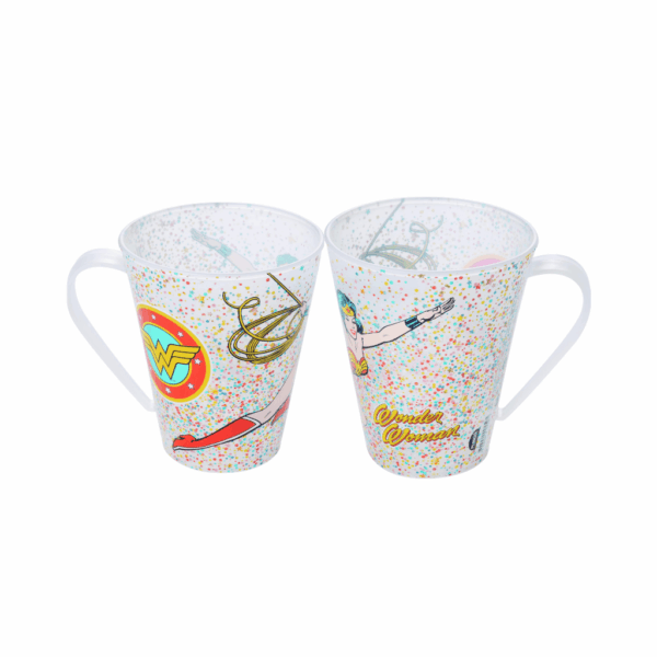 Caneca Mulher Maravilha 360ml - PLASÚTIL - UND