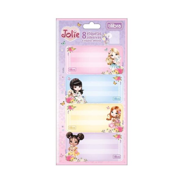 Etiqueta Escolar Adesiva Jolie - TILIBRA - PACOTE 8 UND