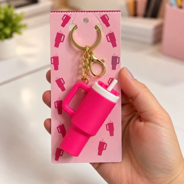 Chaveiro Tendência Charm Copo Porta Batom - IMPORTADO - UND