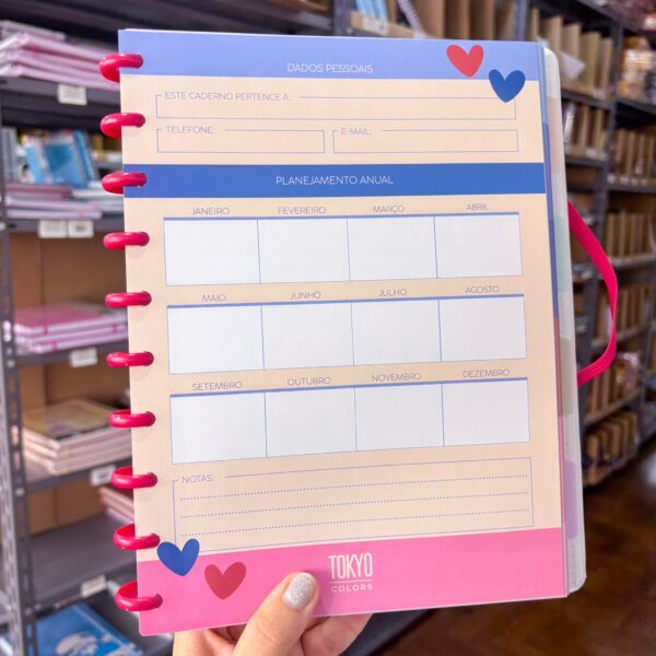 Caderno de Disco LOVE  20x26cm 10 Discos 80 Flhs- TOKYO DESIGN- UND
