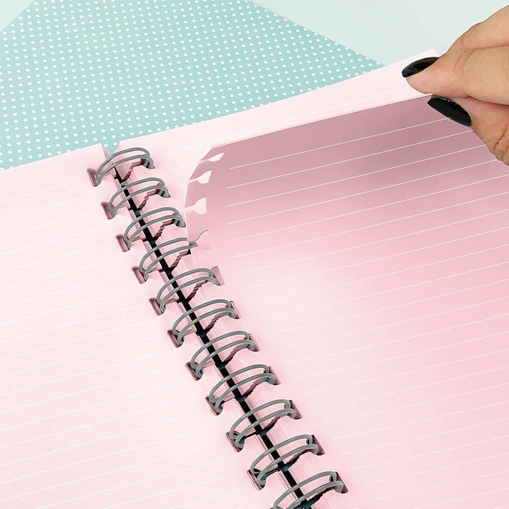Refil de Folhas Reposicionável para Caderno Smart Universitário Rosa - DAC