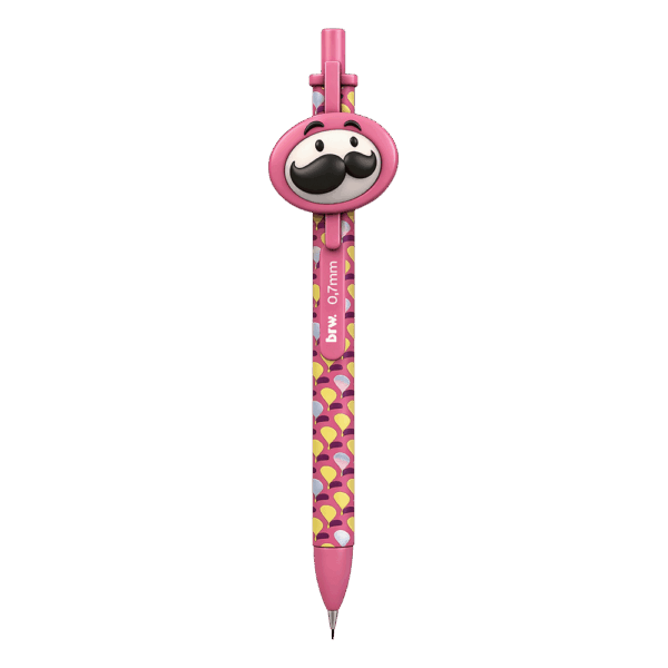 Lapiseira Plástica Divertida 0.7mm PRINGLES - BRW - UND