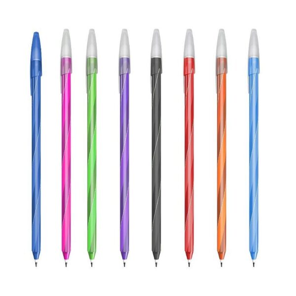 Caneta Esferográfica Spiro Glow 8 Cores - CIS - BLISTER