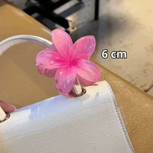Presilha Piranha Flor 6 cm - IMPORTADO - UND