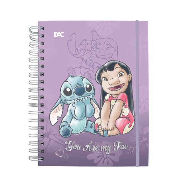 Kit Presenteável Caderno Colegial + Estojo Stitch - DAC