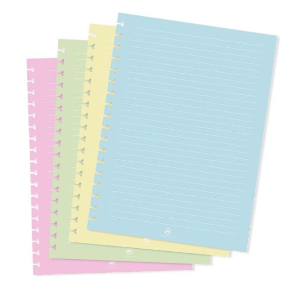 Refil de Folhas Reposicionável para Caderno Smart Universitário Colorido - DAC