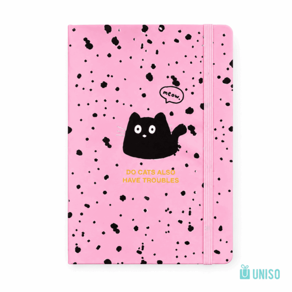 Caderno A6 Capa Dura Pautado Animal 14,5x10,5cm 96 fls – UNISO – UND