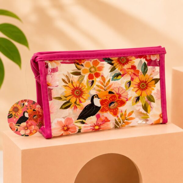 Necessaire Plástica Estampada Brisa de Verão 20 x 12 x 8 cm – IMPORTADO – UND