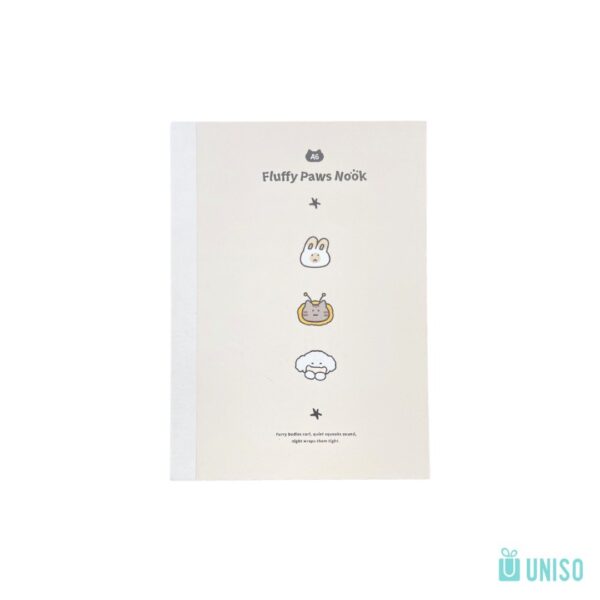 Caderno A6 Brochura Pautado Fluffy Paws 10,5x14,7cm - UNISO - UND