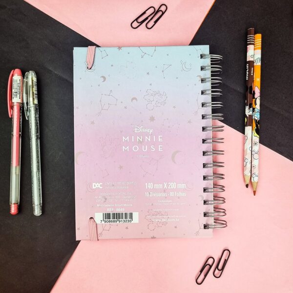 Caderno Smart Mini 10 Matérias Disney Minnie DAC