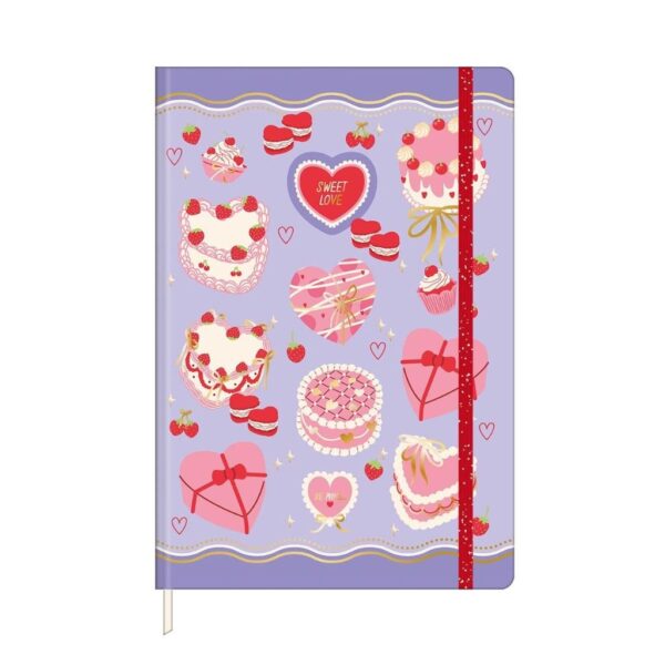 Caderno s/Pauta Capa Dura G Trend Sweet 80 Fls 14x20,8cm - TILIBRA - UND