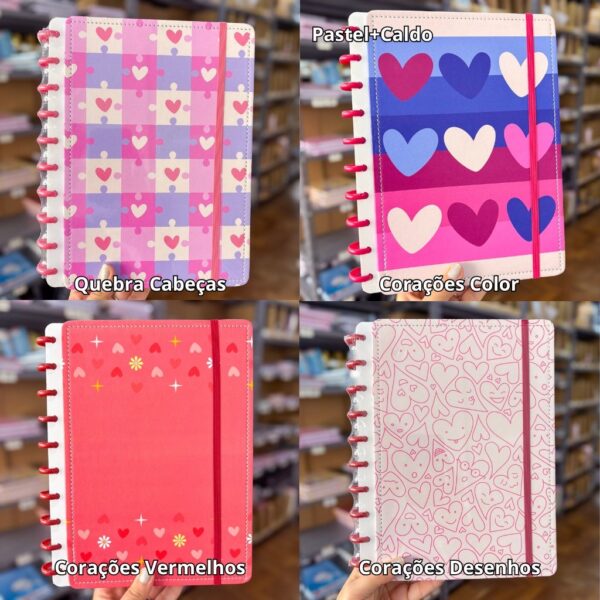 Caderno de Disco LOVE  20x26cm 10 Discos 80 Flhs- TOKYO DESIGN- UND