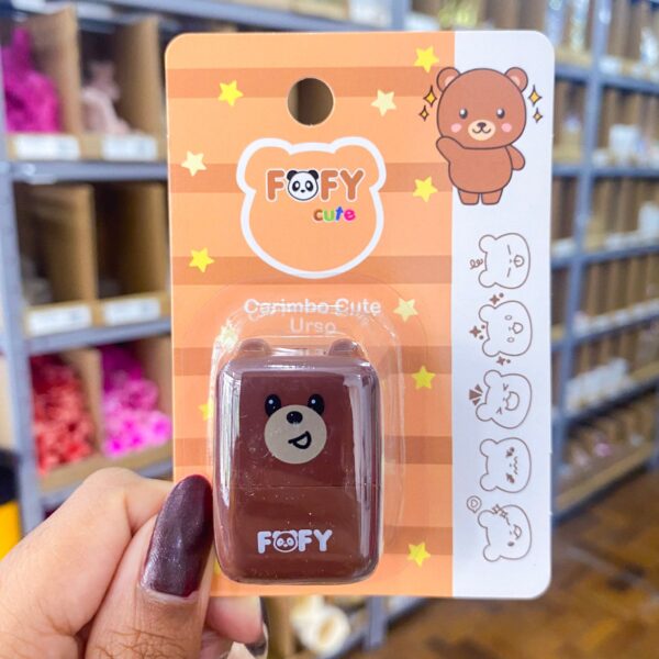 Carimbo Cute Urso - FOFY - BLISTER