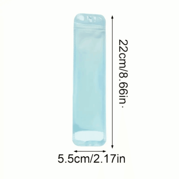 Embalagem Color  p/ Caneta 22 x 5,5 cm - IMPORTADO - PACOTE 24 UND