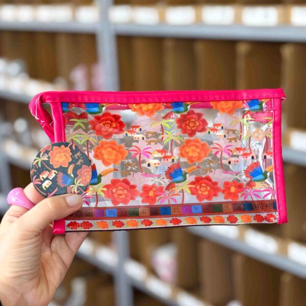Necessaire Plástica Estampada Brisa de Verão 20 x 12 x 8 cm – IMPORTADO – UND