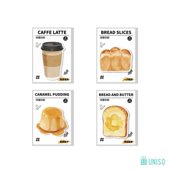 Bloco de Notas Adesivo Brunch 30 fls – UNISO – UND