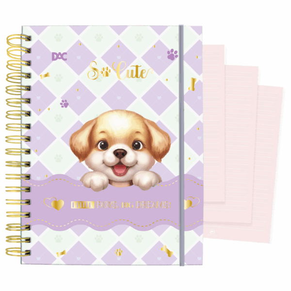 Caderno Smart Universitário 10 Divisórias So Cute Dog 80 fls - DAC