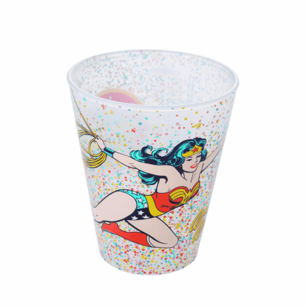 Caneca Mulher Maravilha 360ml - PLASÚTIL - UND
