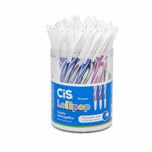 Caneta Esferográfica 0.5mm Lollipop - CIS - UND