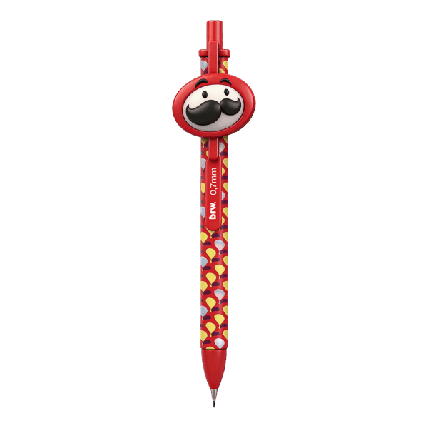 Lapiseira Plástica Divertida 0.7mm PRINGLES - BRW - UND