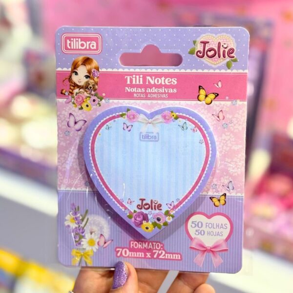 Bloco Tili Notes Coração Jolie 70X72 mm - TILIBRA - UND