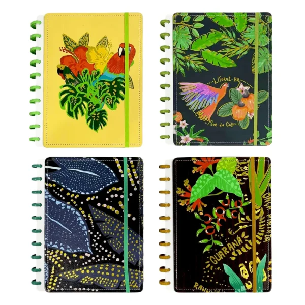 Caderno de Disco BRASILIDADES  20x26cm 10 Discos 80 Flhs- TOKYO DESIGN - UND