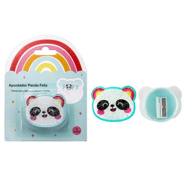 Apontador Panda Feliz - FOFY - BLISTER