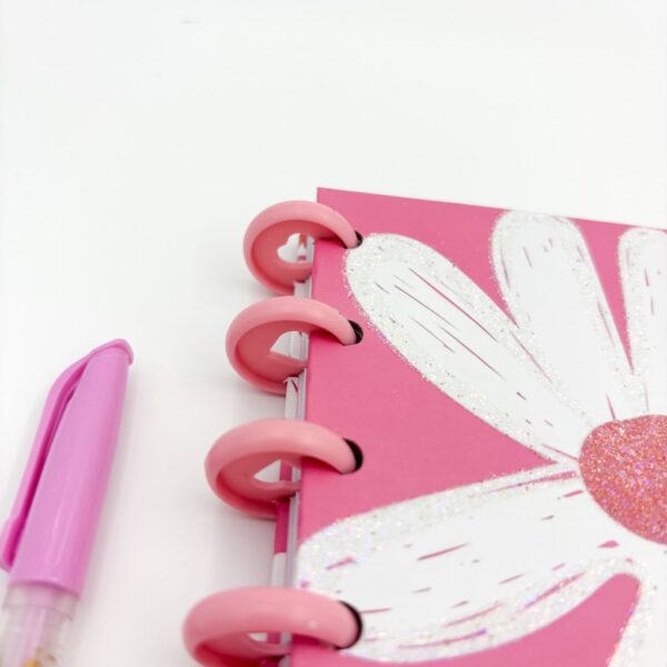 Caderno de Disco COLEGIAL Flores 10 discos - 19,8x25,5cm 80 fls - IMPORTADO - UND