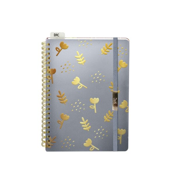 Caderno Aramado A6 Flores - DAC