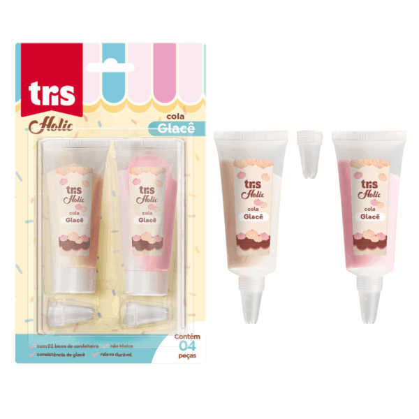 Cola Glacê Holic Docinhos Blister c/ 2 Peças - TRIS - BLISTER