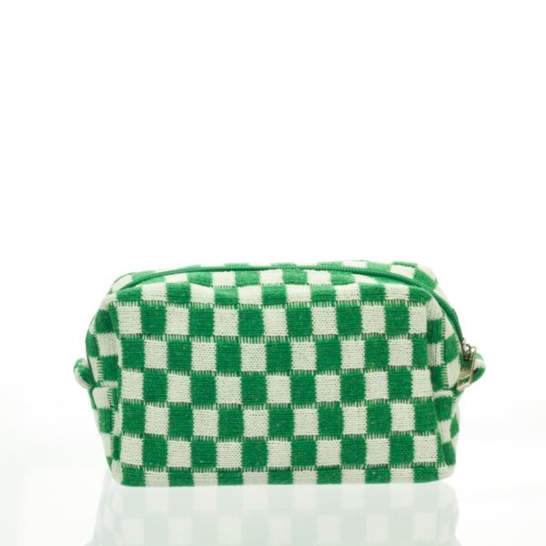 Necessaire Bauzinho Tricô VERDE 16x11x6cm - FLORIE - UND