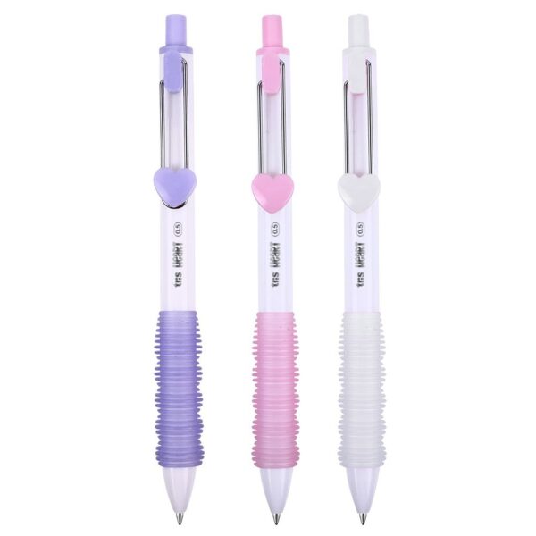 Caneta Gel Retrátil 0.5mm Heart Coração - TRIS - UND