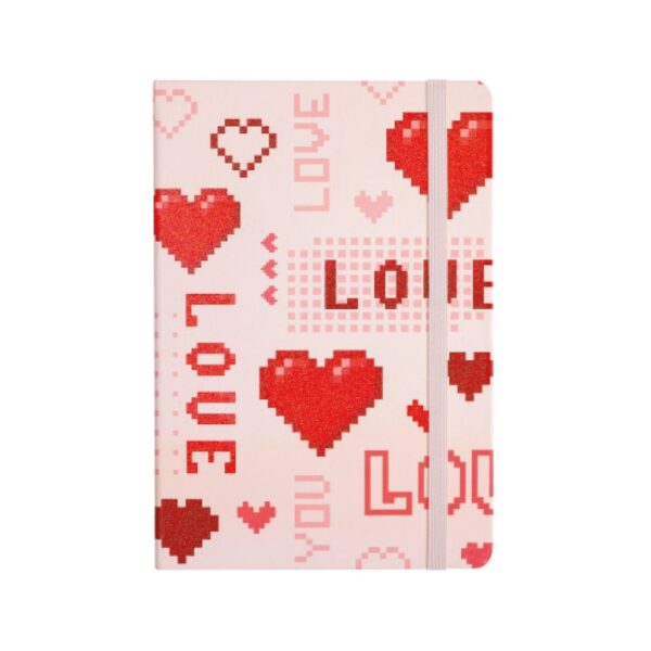 Caderno A6 Capa Dura LOVE 10x14cm 80 Fls - SKYPAPER - UND