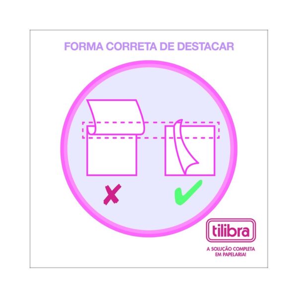 Bloco Tili Notes Coração Jolie 70X72 mm - TILIBRA - UND