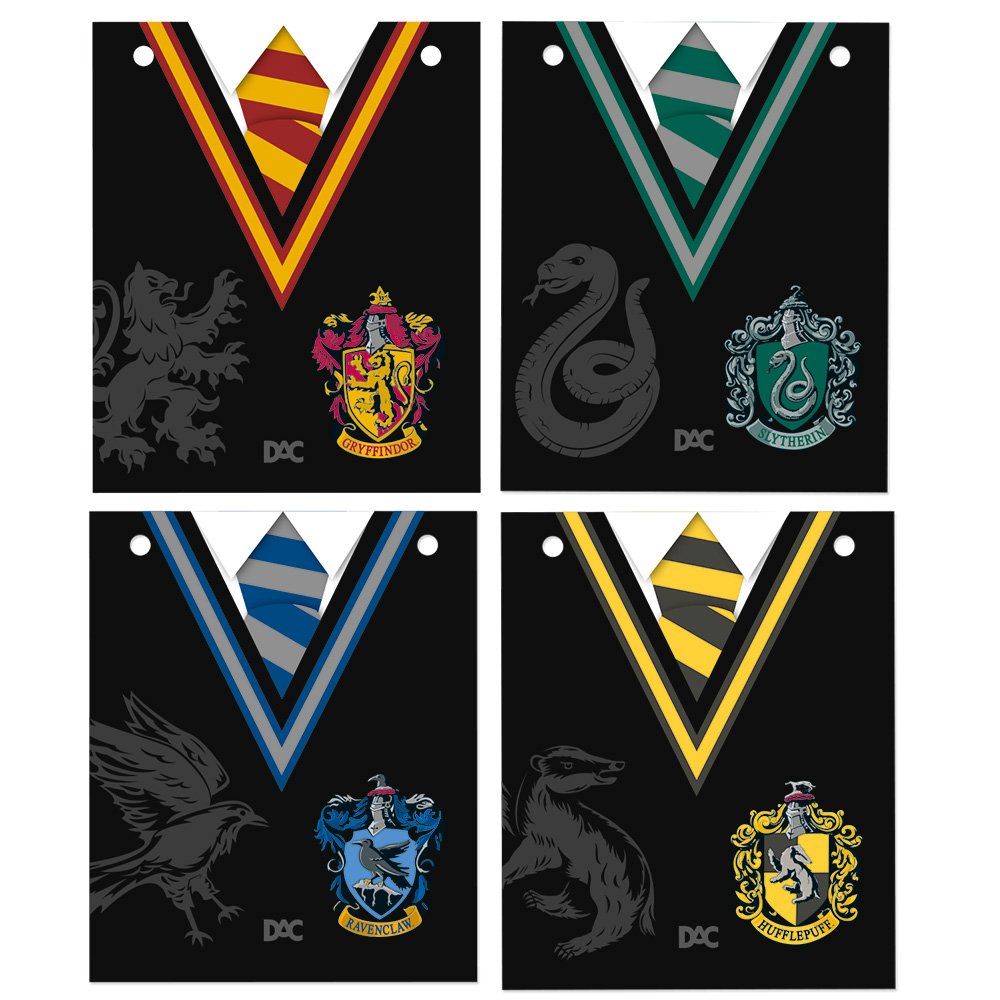 Porta Fichas Mini Fichário Vertical Harry Potter 80 fls - DAC