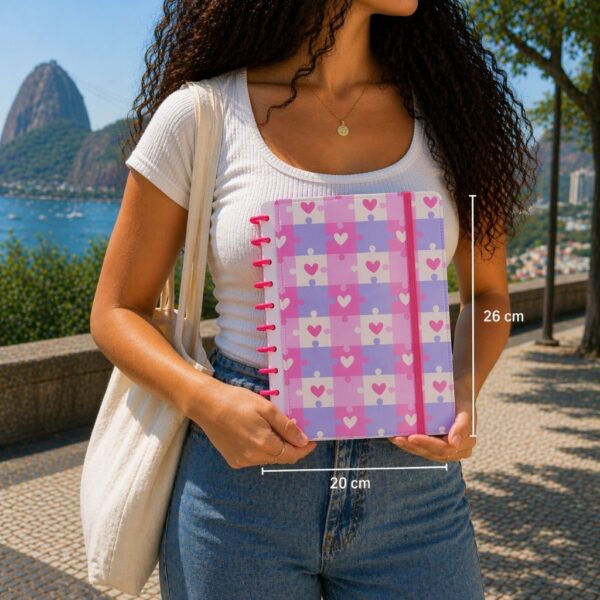 Caderno de Disco LOVE  20x26cm 10 Discos 80 Flhs- TOKYO DESIGN- UND