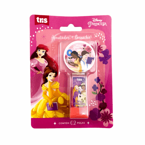 Apontador + Borracha Princesas - TRIS - BLISTER