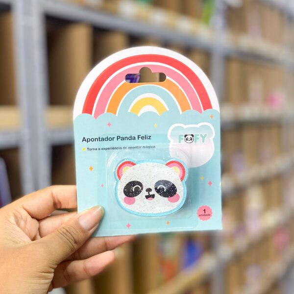 Apontador Panda Feliz - FOFY - BLISTER