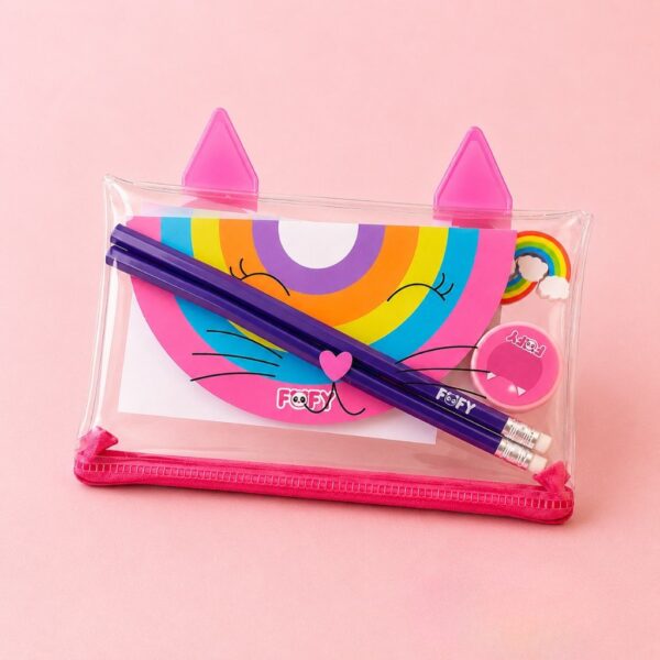 Kit Escolar Cute 7 Peças - FOFY - BLISTER