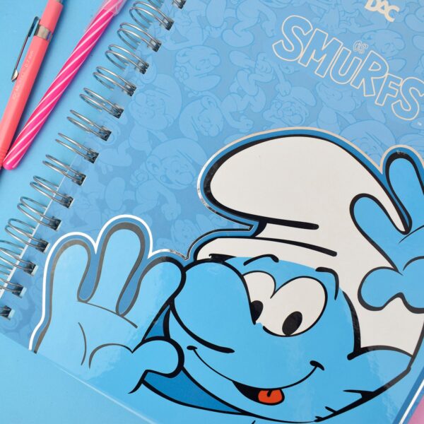 Caderno Smart Universitário 10 Divisórias Smurfs 80 fls - DAC